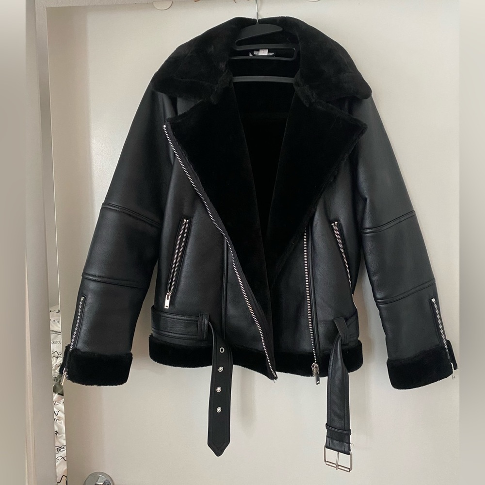 Two faced jacket from Topshop
